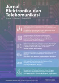 Jurnal Elektronika dan Telekomunikasi (JET) Vol. 19 No. 1, 2019