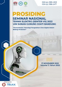 Prosiding Seminar Nasional Teknik Elektro (SENTER VII) 2022 UIN SUNAN GUNUNG DJATI BANDUNG 