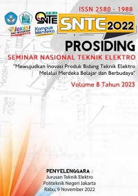 Prosiding Seminar Nasional Teknik Elektro (SNTE) Volume 8 Tahun 2023: Mewujudkan Inovasi Produk Bidang Teknik Elektro Melalui Merdeka Belajar dan Berbudaya
